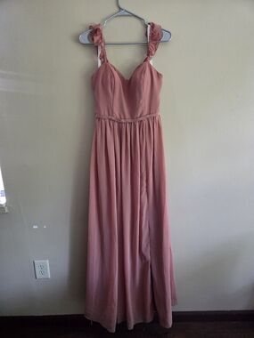 Azazie Dress Size 10 Cedar Rose